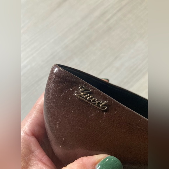 Gucci - used - BROWN LEATHER - size 41 - 10.5. - Picture 9 of 16